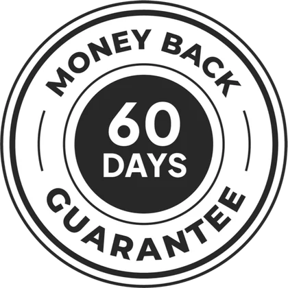 60 day money back guarantee